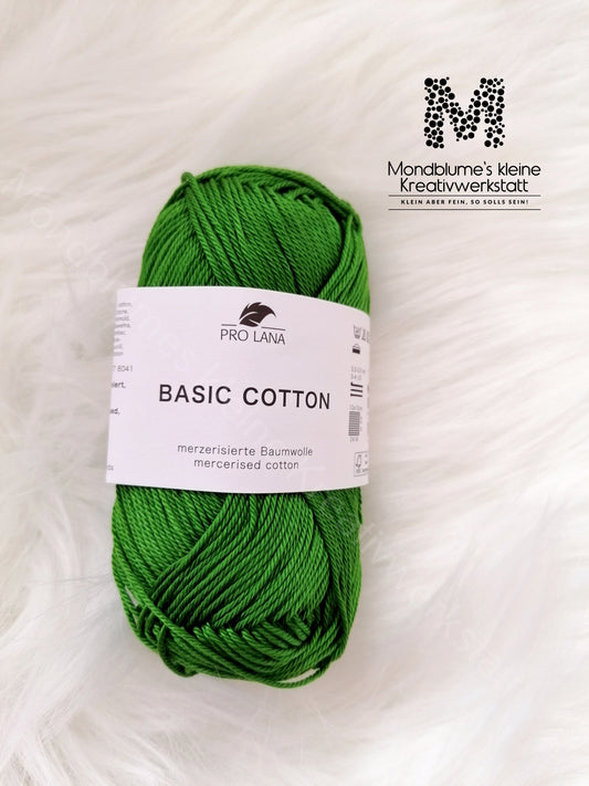 Pro Lana Basic Cotton Grasgrün 075
