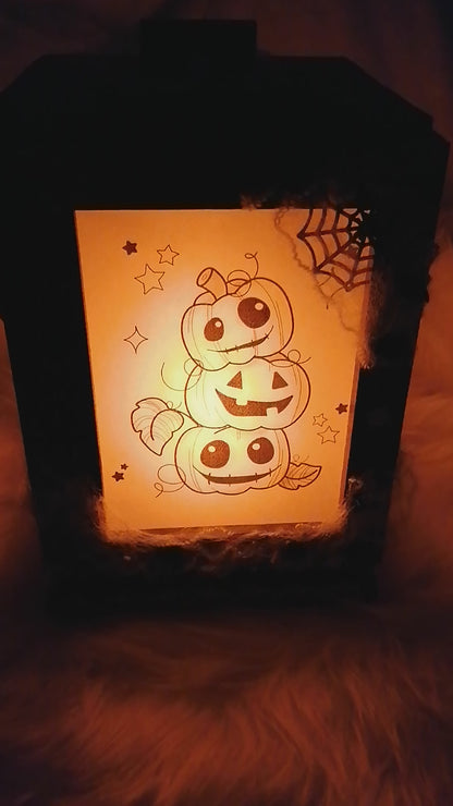 Laterne, Halloween mit Halloween Dekoration